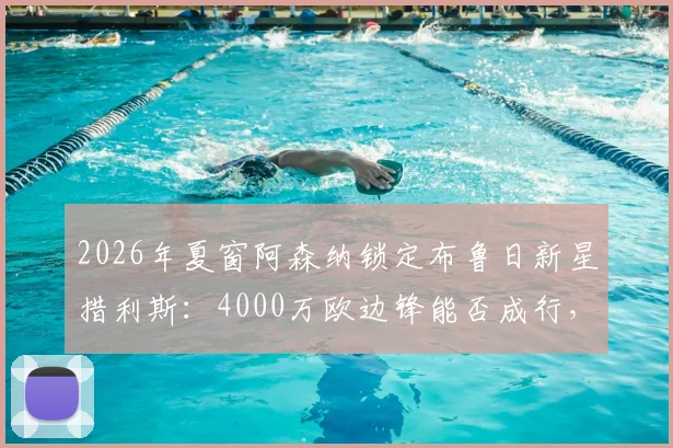2026年夏窗阿森纳锁定布鲁日新星措利斯：4000万欧边锋能否成行，技术分析与转会前景解读
